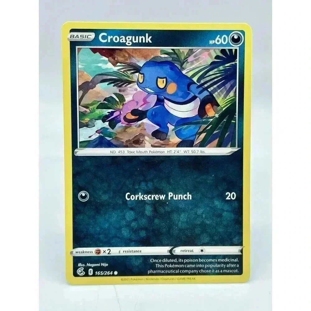 Croagunk 165/264 Common Fusion Strike Non Holo Pokemon‎ TCG Mint Unplayed